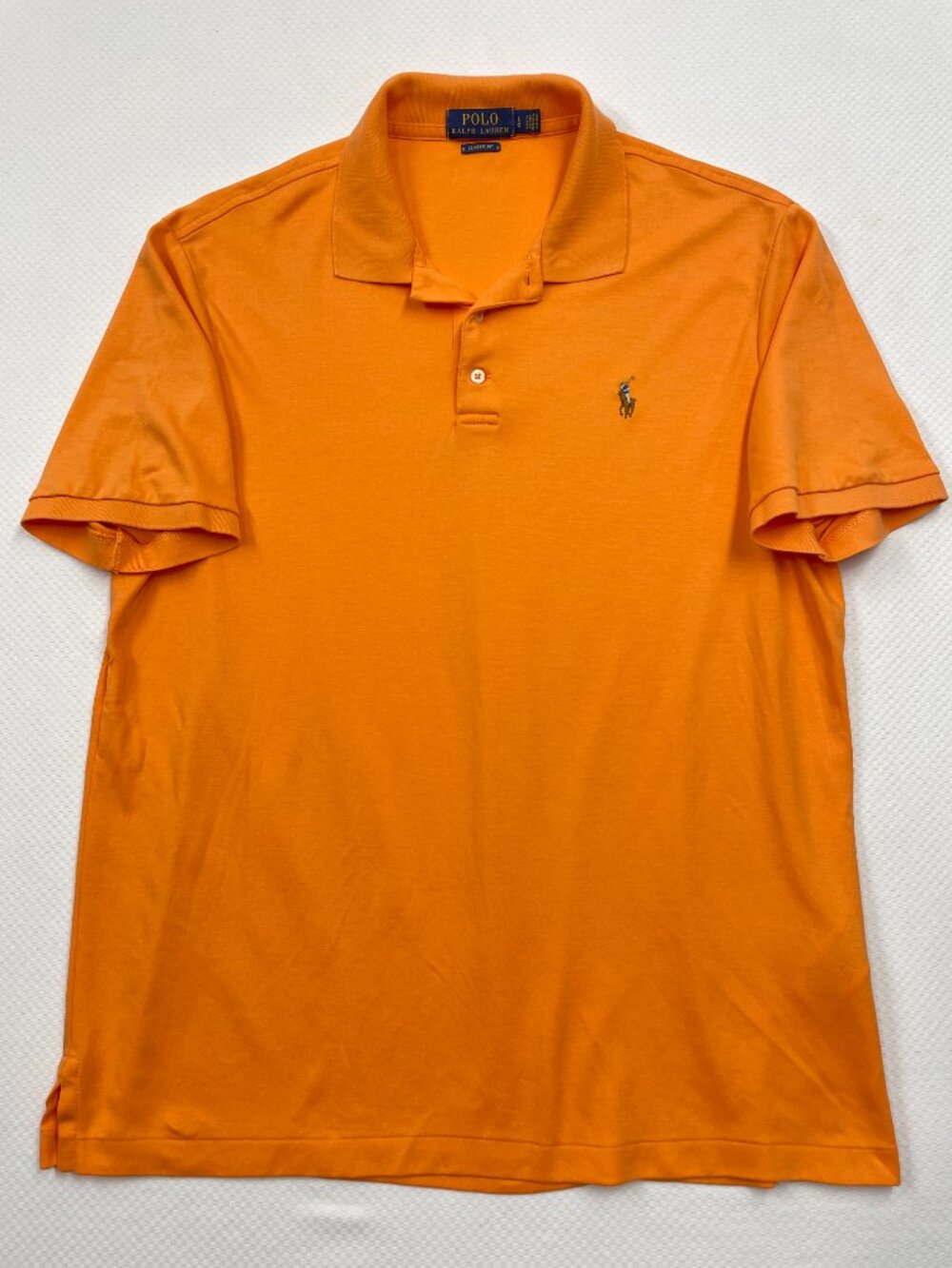 Polo Ralph Lauren Classic Fit Orange Short Sleeve Polo Shirt Men's Size L
